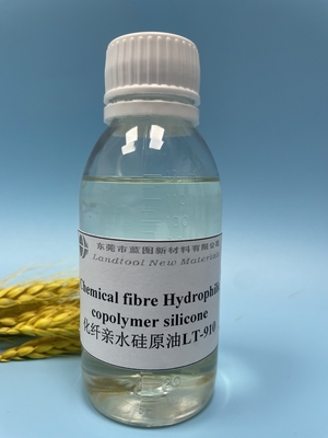 90% hydrophiles Copolymer-Silikon-Öl für Chemiefaser Pale Yellow Transparent