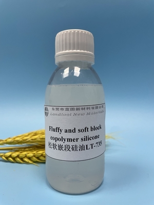 Flaumige und weiche Block-Copolymer-Silikon-Emulsions-milchige weiße transparente Flüssigkeit