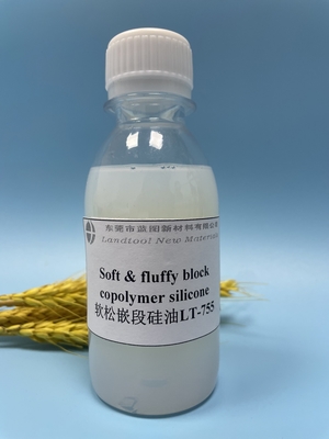 Block-Copolymer-weiche flaumige Silikon-Emulsion große umfassende Handfeel-Stabilität